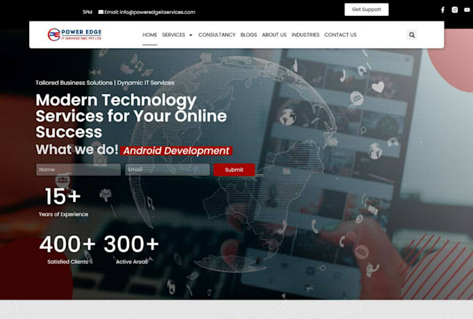 make wordpress website, redesign website with elementor
